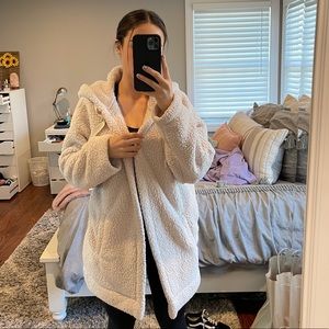 American Eagle Sherpa Cardigan